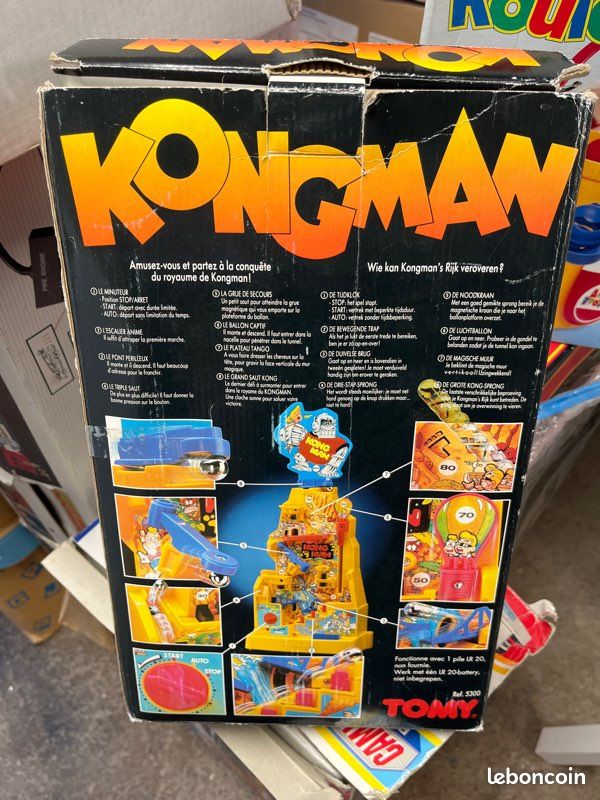 Tomy Kongman – Jouet Mécanique – Réf 5300 – En Boîte – Occasion