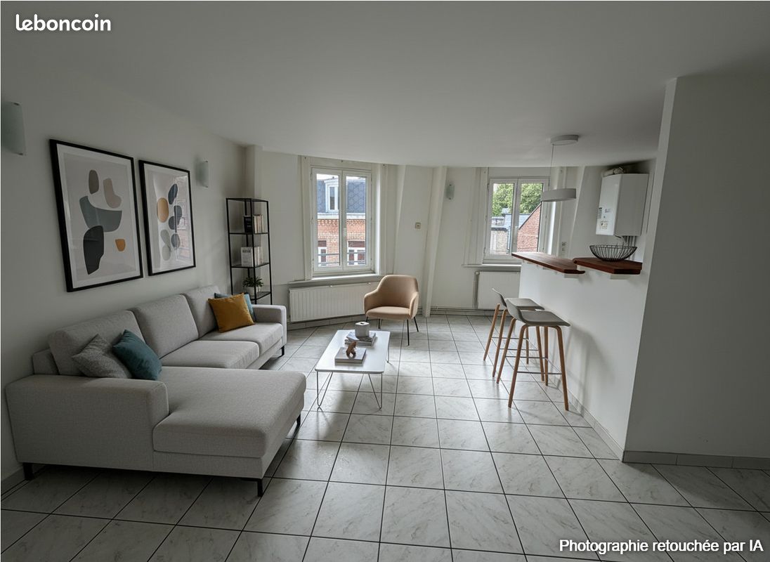 Appartement 3 pièces 59 m² · à La Madeleine · 58,5 m² · 760 €/mois