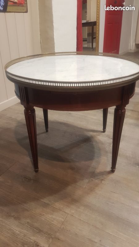 Table basse bouillotte Louis XVI (image 5)