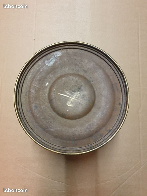 Chauffe plat en cuivre ou laiton vintage ancien métal (image 4)