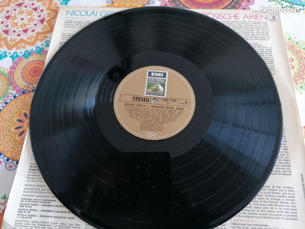 Vinyle 33 tours NICOLAI GEDDA (image 4)