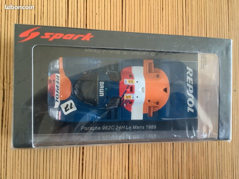 Porsche 962 C #34 - 24h Le Mans 1989 - 1:43 Spark - UK