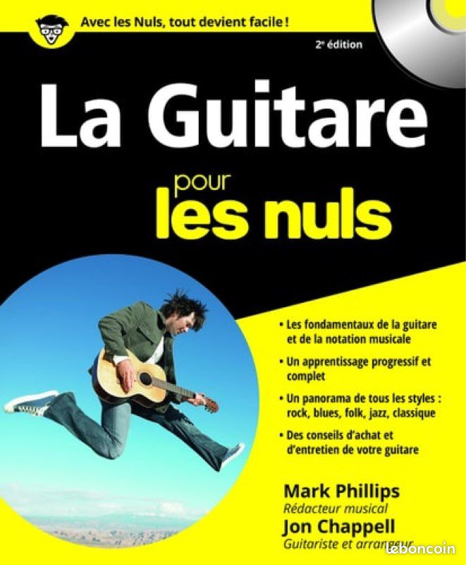 Livre la Guitare pour les nuls et cd (image 1)