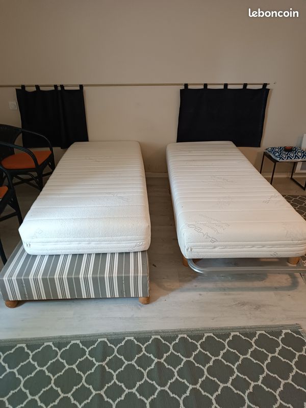 Vend matelas + sommiers (image 1)