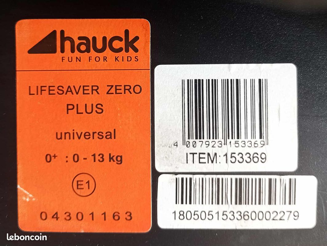 Cosy HAUCK Lifesaver Zéro Plus (image 10)