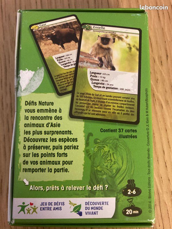 Jeu défis nature « Asie » (image 2)