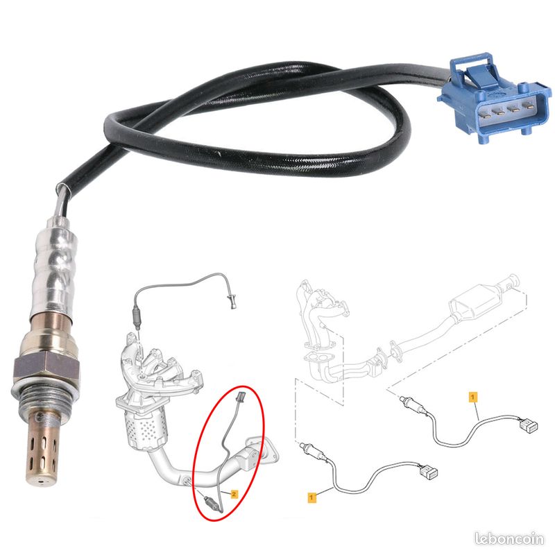 Sonde Lambda BOSCH 0 258 027 005 Pour BMW Série 1 Et MINI - Neuf, Pièce D'origine