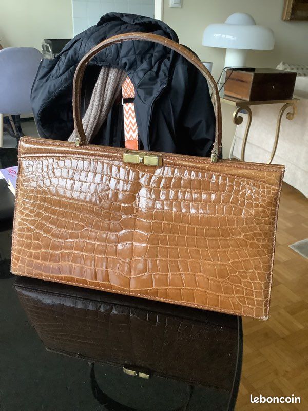 Glamour Pin Up Sac A Main Vintage Annee 50 Magnifique Sac De