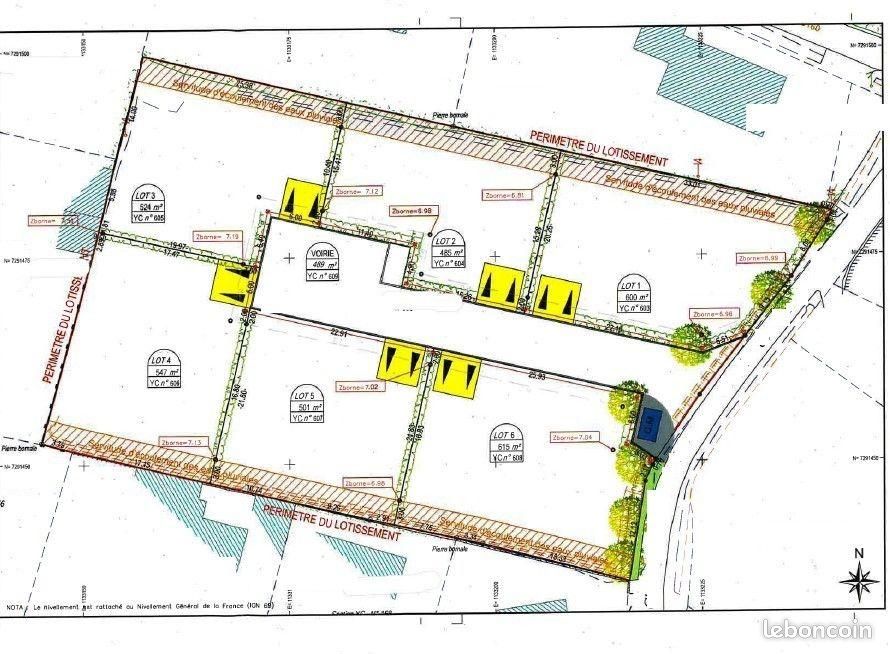 Terrain 600 m² · à Ploudalmézeau · 600 m² · 121 700 €