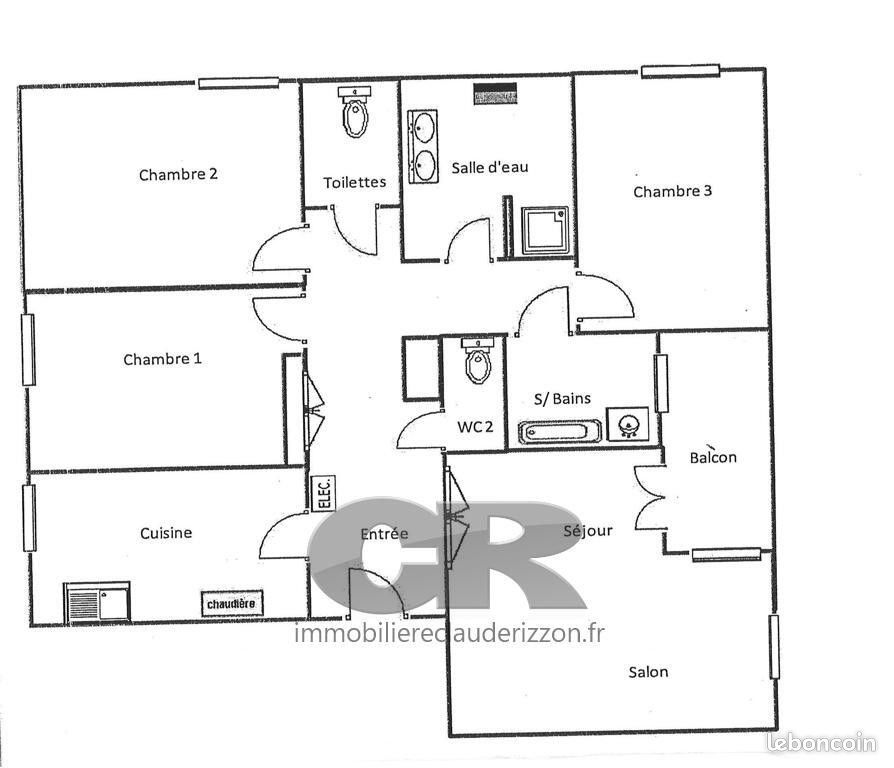 Appartement a louer metz - 4 pièce(s) - 88 m2 - Surfyn