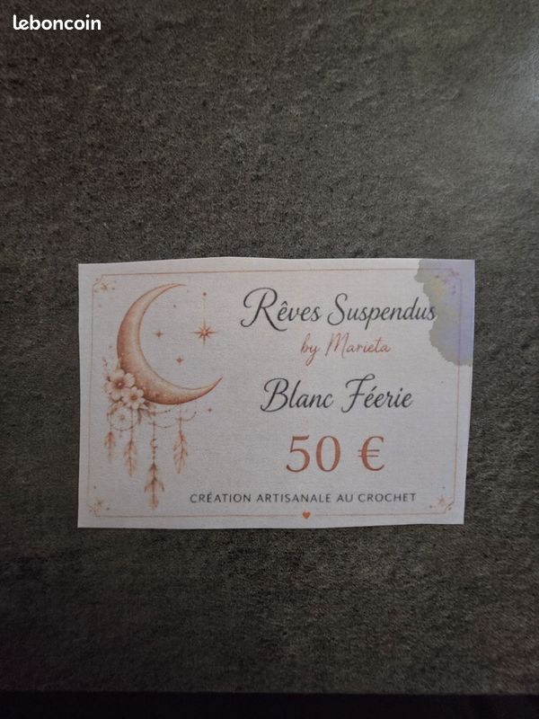 Attrape rêves "Blanc Féerie" (image 2)