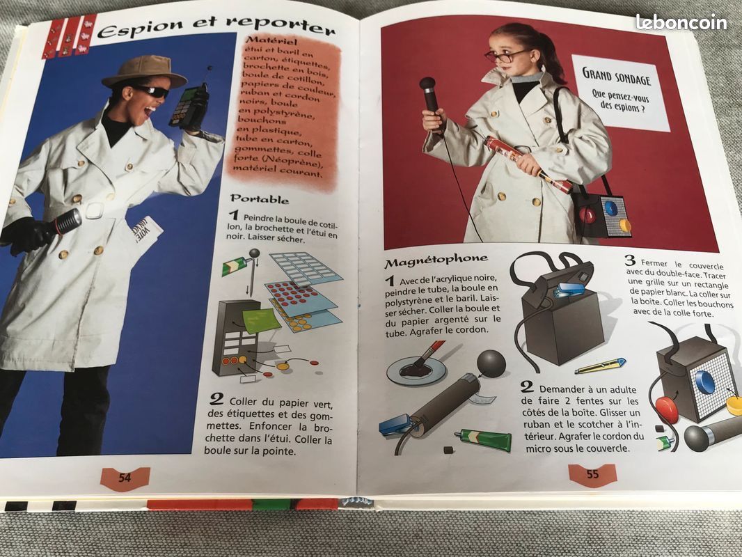 Loisirs créatifs : Le livre de la Fête - déguisements, maquillages, décors, recettes, jeux - pour TOUS - édition France Loisirs (image 6)