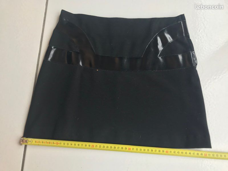 Mini jupe noire comptoir des cotonniers 38 (image 4)