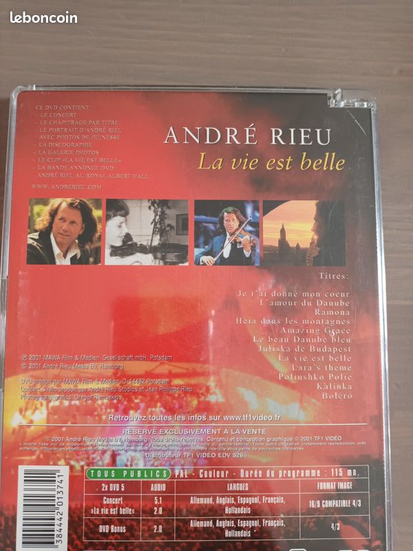 Lot 2 DVD André Rieu (image 4)