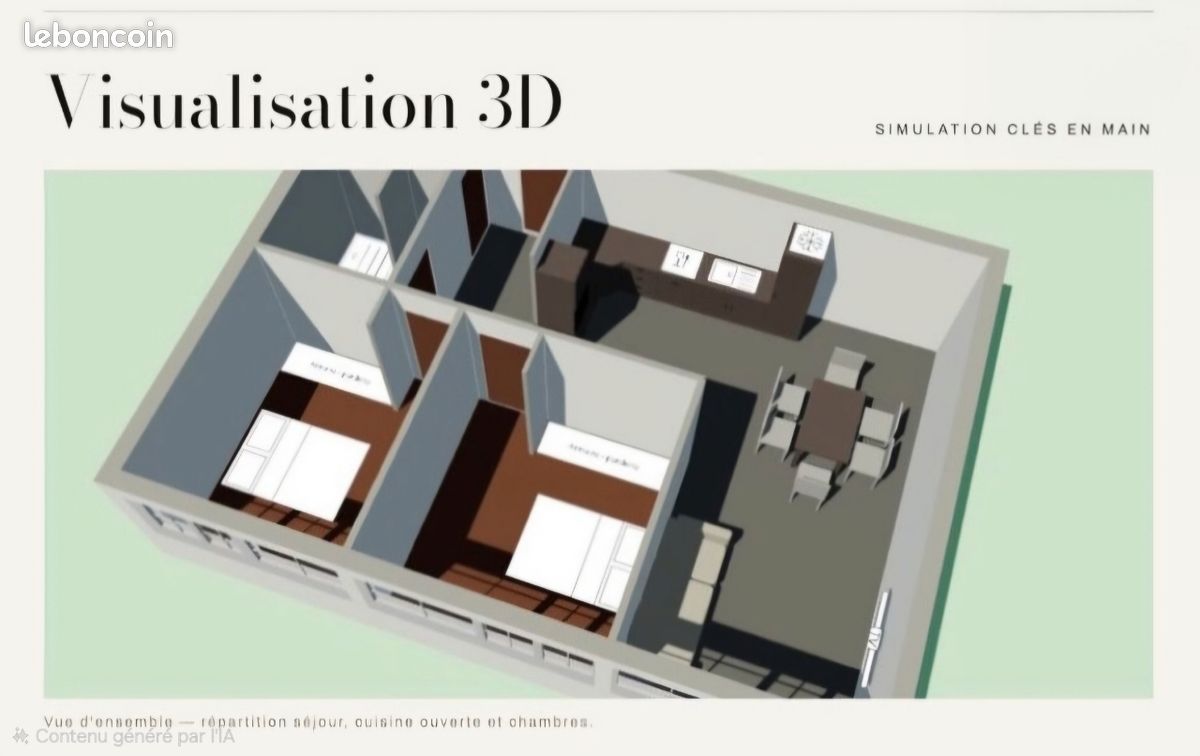 Appartement 3 pièces 67 m² · à Hauts de Bienne · 66,5 m² · 133 000 €