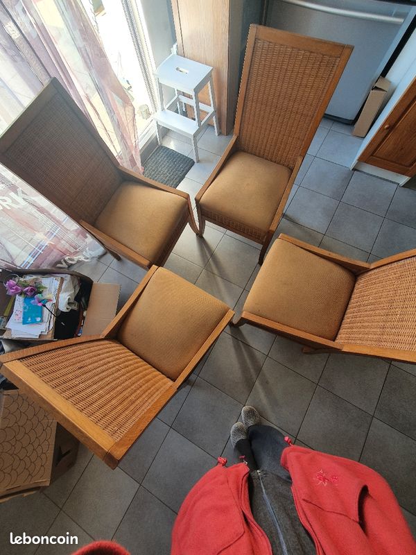 4 chaises Hêtre massif (image 2)