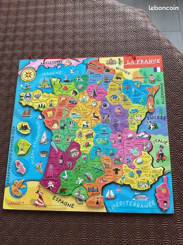 Puzzle magnétique France (image 1)