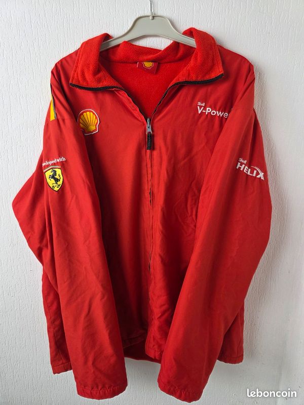 Veste crazy jacket réversible Ferrari Shell collector formule 1 vintage 90's taille XL/XXL (image 1)