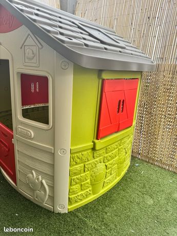 Smoby - Neo Jura Lodge - Children's Garden Shed - Customisable with Smoby Accessories - 810500 Colourful Smoby - Neo Jura Lodge - Children's Garden Shed - Customisable with Smoby Accessories - 810500 Colourful