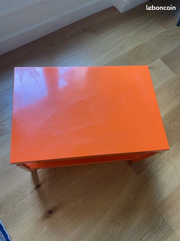 Table basse orange vintage (image 7)