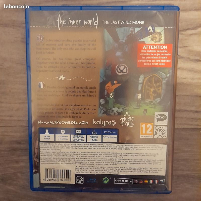 Jeux PS4 THE INNER WORLD 1 & 2 (image 3)