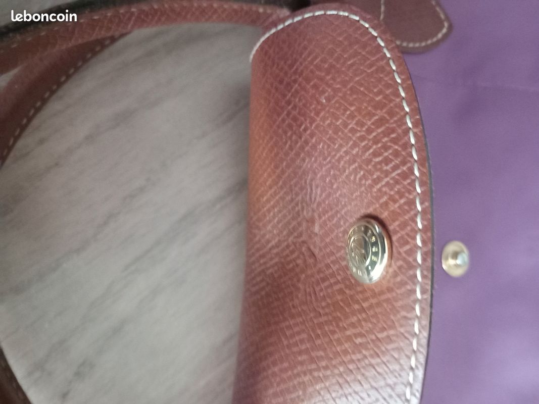 Sac Longchamp "Le Pliable" porté main, grand modèle, couleur Lilas (image 17)