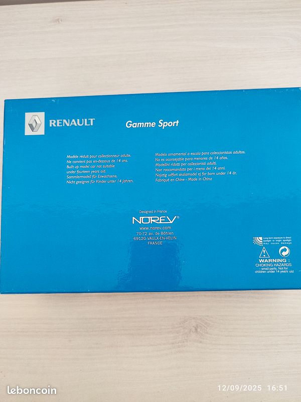 Norev 1:43 - 3 - Model sedan - renault 12 et 8 gordini