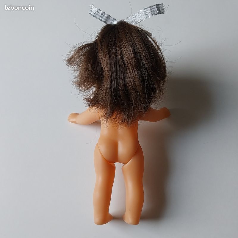 Poupée Corolle 36 Cm, Brune, Cheveux Longs, Tunique Rose, Vintage 2004
