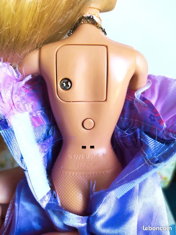 Poupée Barbie Princesse Bleue Mattel - Année 1999 - Occasion Bon état - Pour Collection
