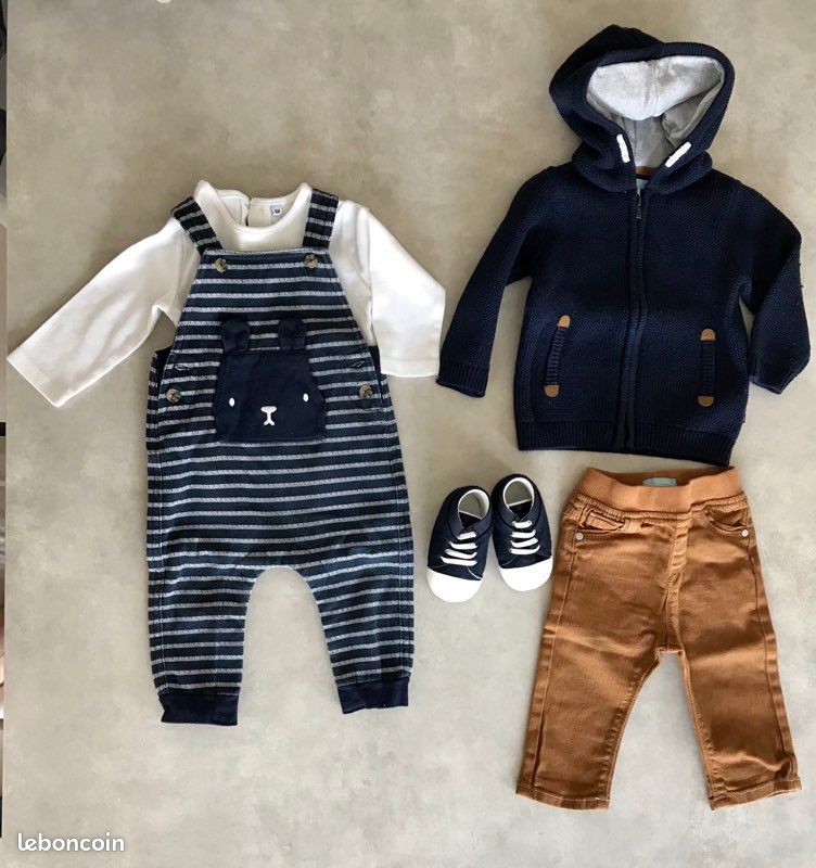 Lot vêtements bébé garçon 6 mois (image 1)