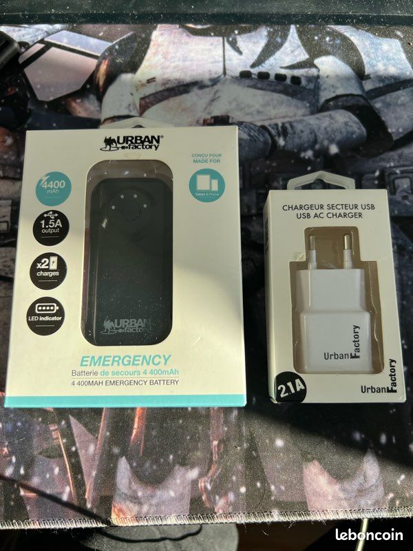 Batterie externe USB Urban Factory Juicee Max - 10000mAh (Noir) à prix bas