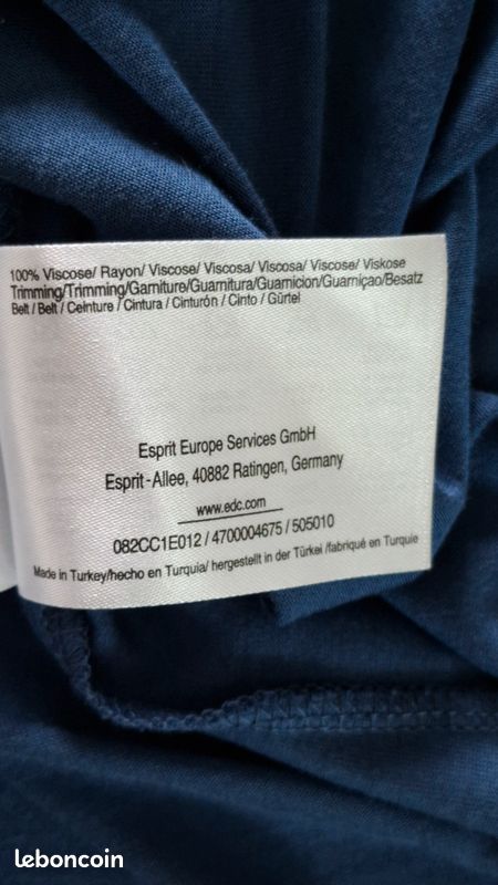 Robe cache-cœur EDC by Esprit – Neuve avec étiquette – Taille XL (44/46) (image 19)