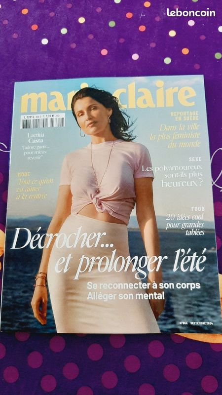 Magazine Marie Claire neuf septembre 2024 (image 1)