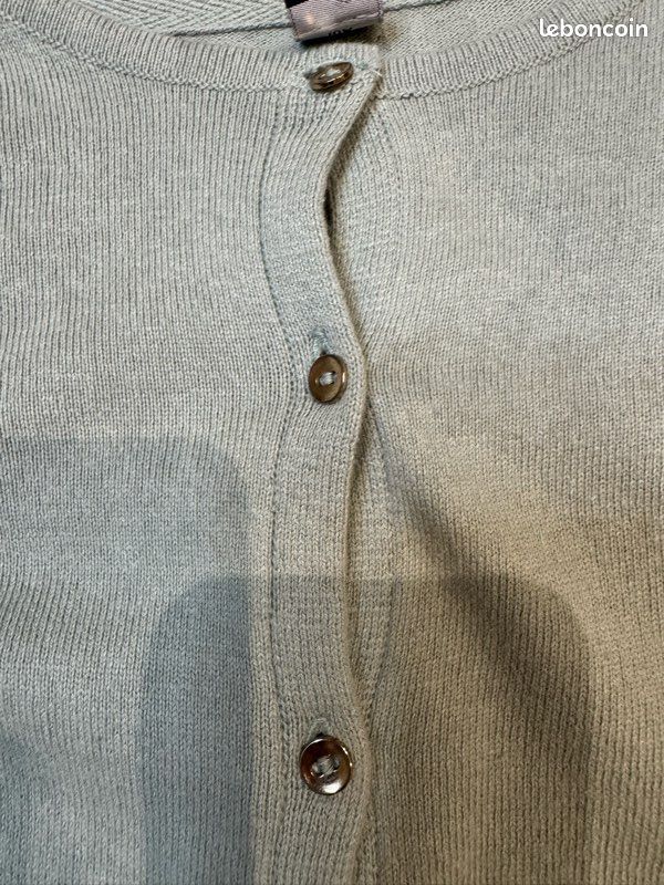 Gilet fille vert (image 3)