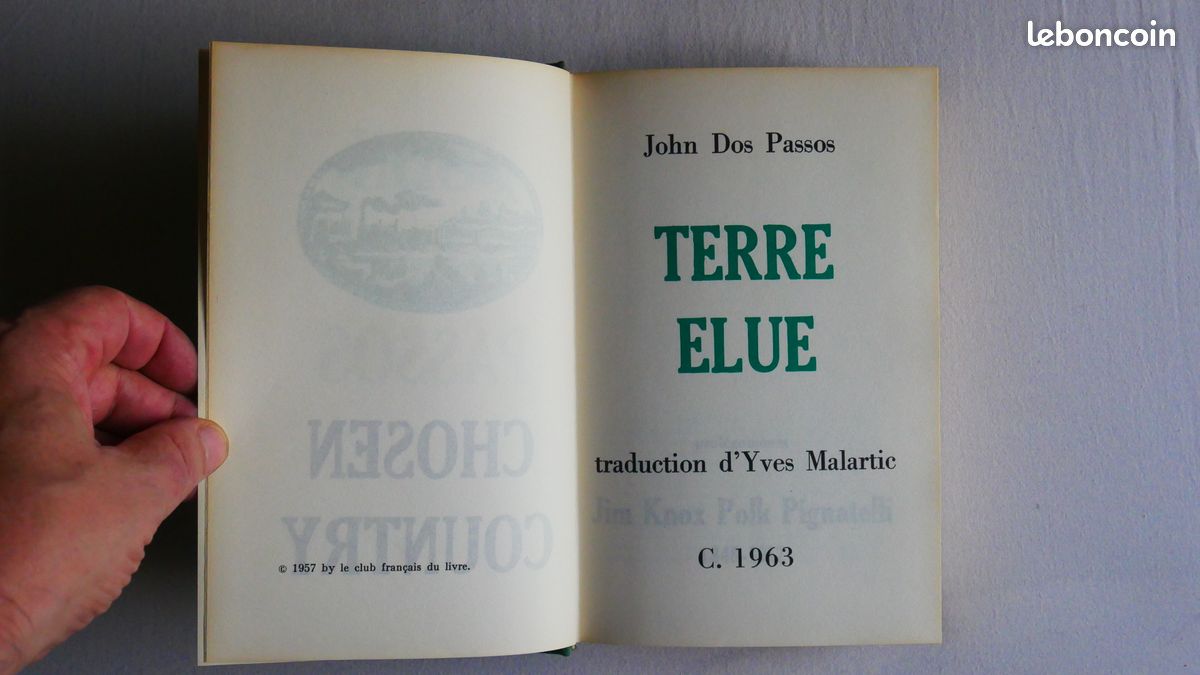 Terre Elus - John Dos Passos - Le Club français du livre - 1963 (image 4)