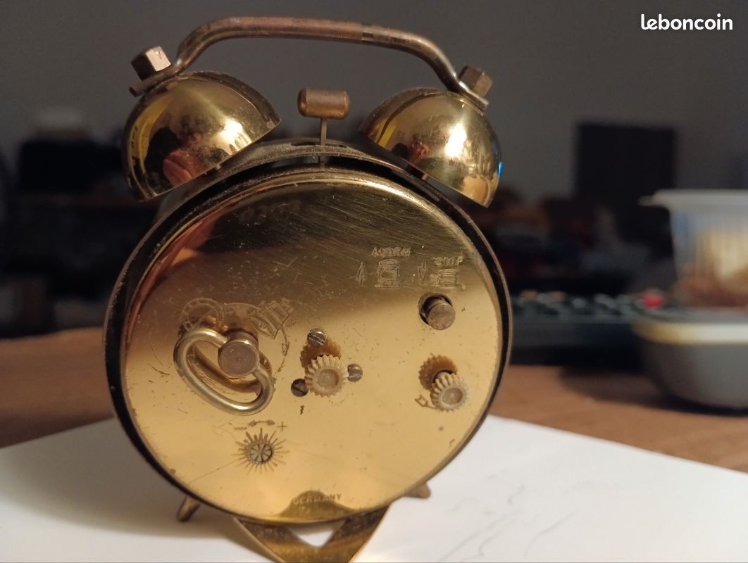 Radio Réveil Vintage Vedette Années 70 – Horloge De Bureau Rétro, état Fonctionnel