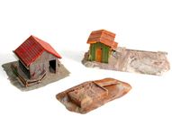 Maquette Baraquements de cantonnier , Epoque 1 - francis miniatures Maquette Baraquements de cantonnier , Epoque 1 - francis miniatures