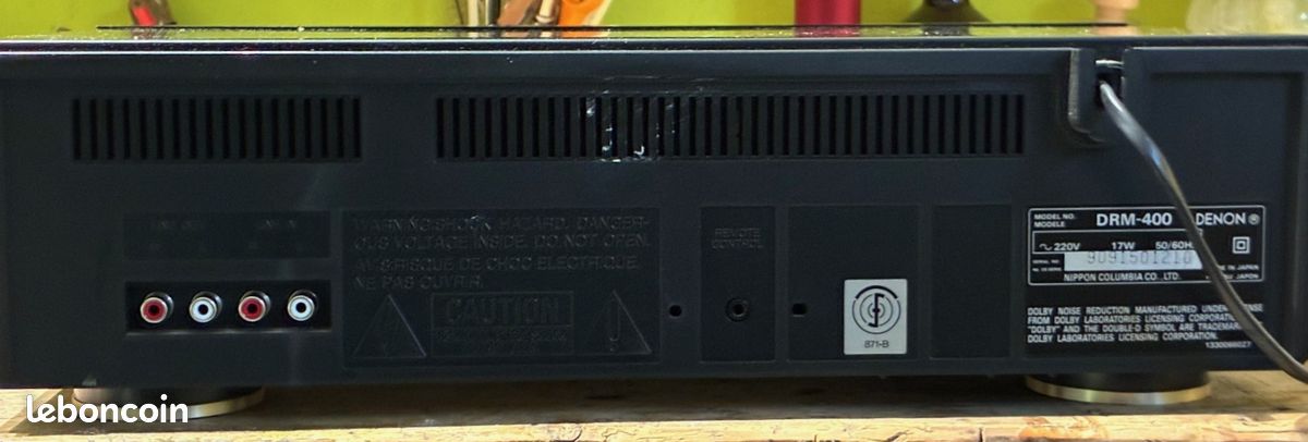 Chaine Hi-Fi vintage Denon 2 éléments + 2 enceintes JMlab (image 9)