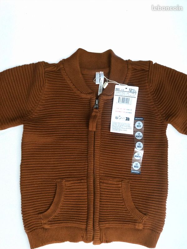 Sweat chaud zippé, garçon 12 mois + (image 3)