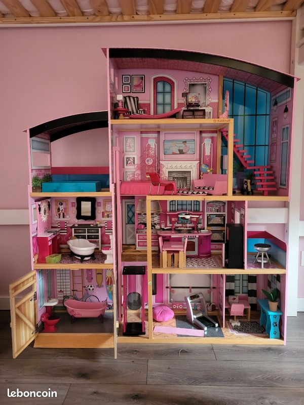 Maison de poupée kidkraft étages avec ascenseur (dimension