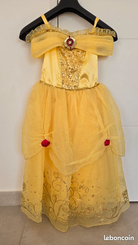 Jaune La Belle Robe Boutique Disneyland Paris Robe Disney Belle Et