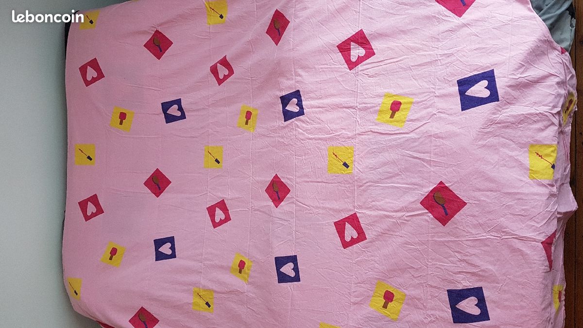 Ensemble taie d'oreiller et housse de couette une personne (image 3)