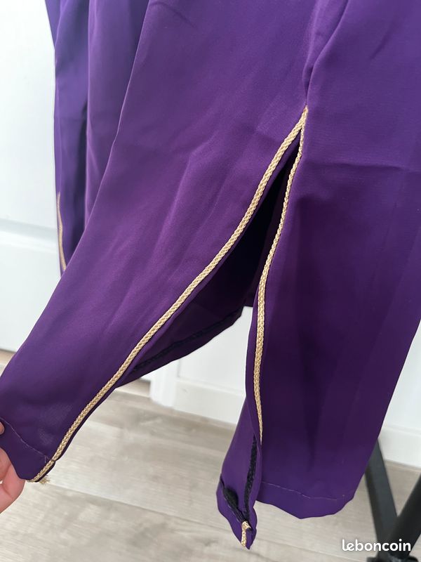 Abaya / caftan violet et lila (image 3)