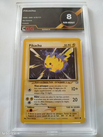 pikachu pokemon card 70 111 Pokemon Neo Genesis Pikachu #70/111 Trading Card (Signed by Veronica Taylor)