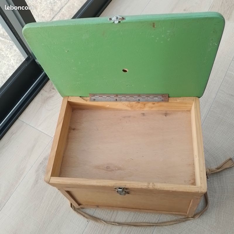 Coffre siège de pêche " vintage " (image 3)