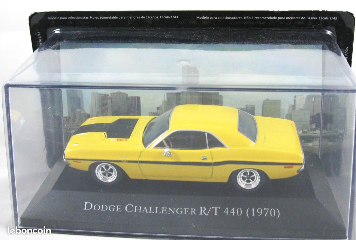 DODGE CHALLENGER R/T 440 1970 voiture miniature 1/43 COLLECTOR95 (image 1)