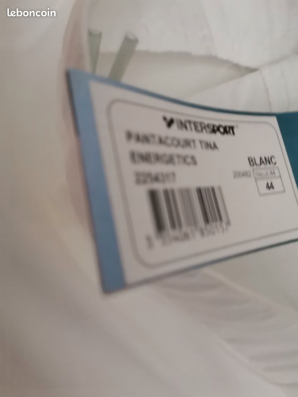 Pantacourt blanc intersport T 44 blanc (image 4)