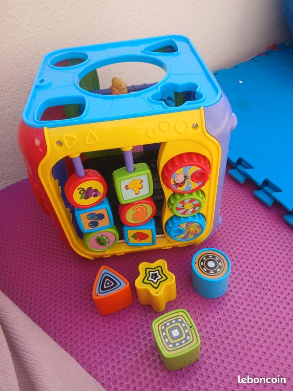 Cube multifonction musical motricité avc cubes 5mois 3ans (image 5)