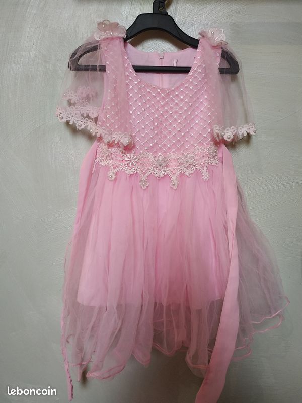 Robe de cérémonie rose - 3-4 ans (image 1)