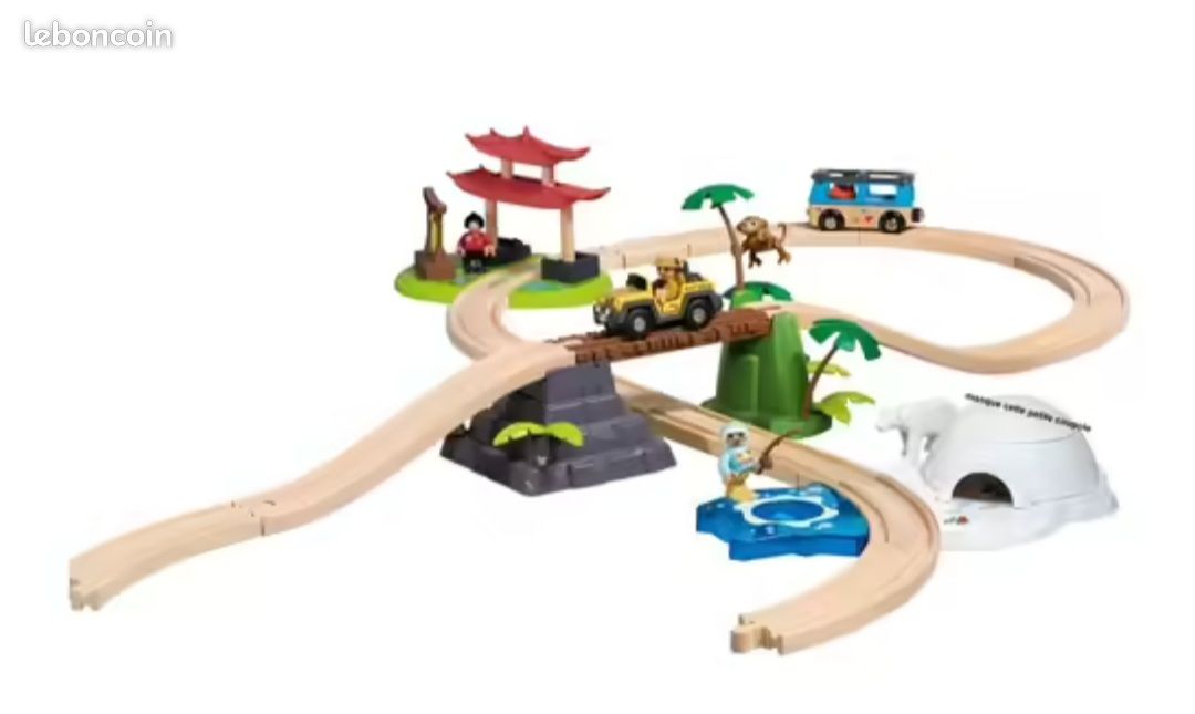 Set chemin de fer - tour du monde PLAYTIVE (image 1)